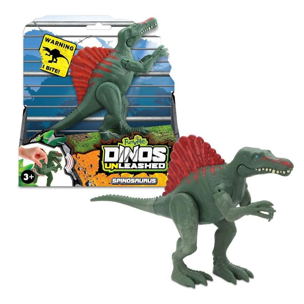 Интерактивна играчка Dinos Unleashed, Динозавър, Спинозавър