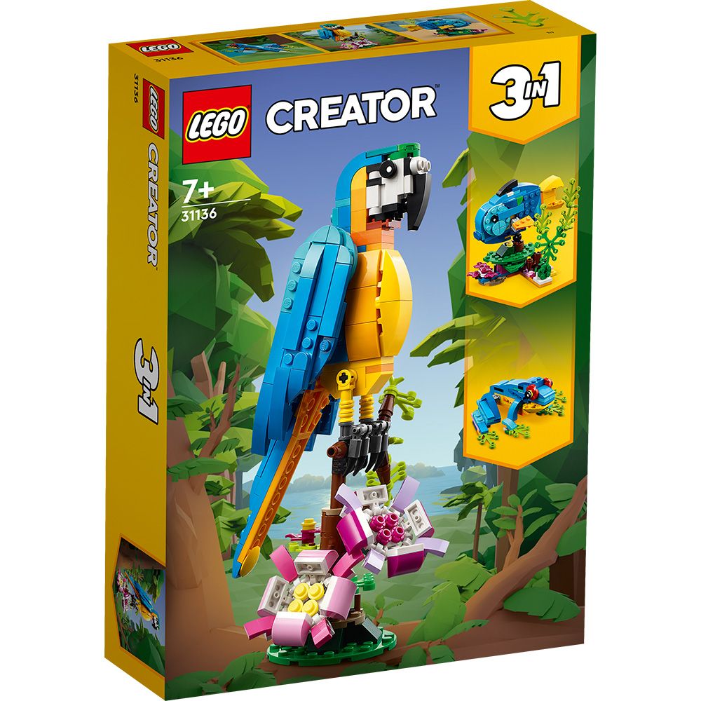 LEGO® Creator - Екзотичен папагал (31136)