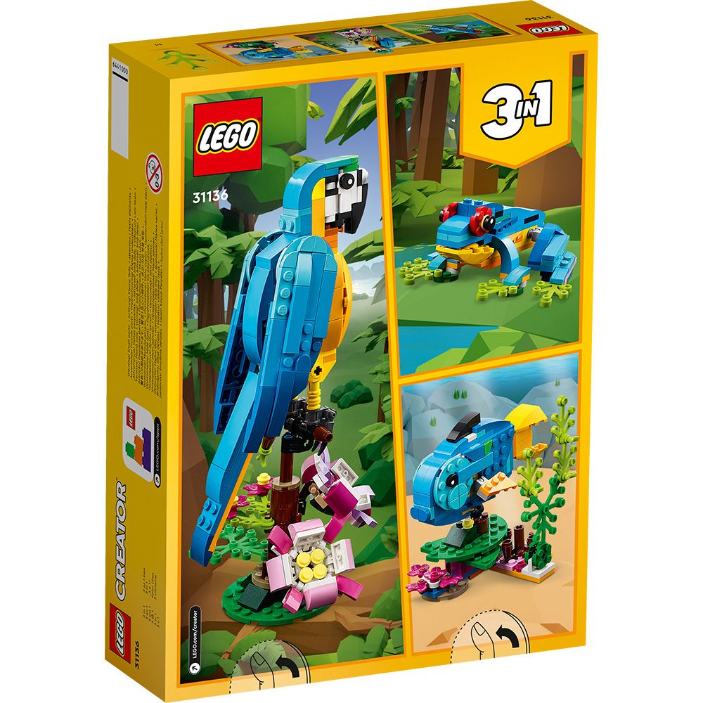 LEGO® Creator - Екзотичен папагал (31136)