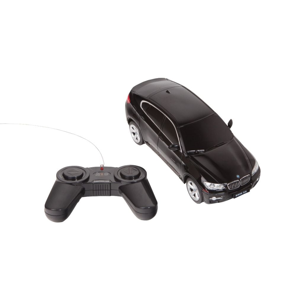 Количка с дистанционно Rastar BMW X6, 1:24, Черна