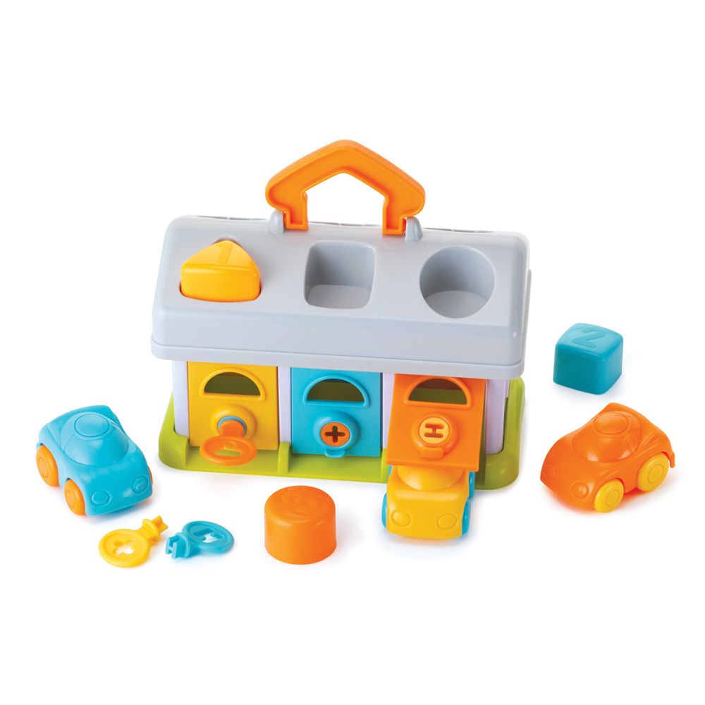 Бебешка играчка с формички за сортиране, B Kids, Гараж