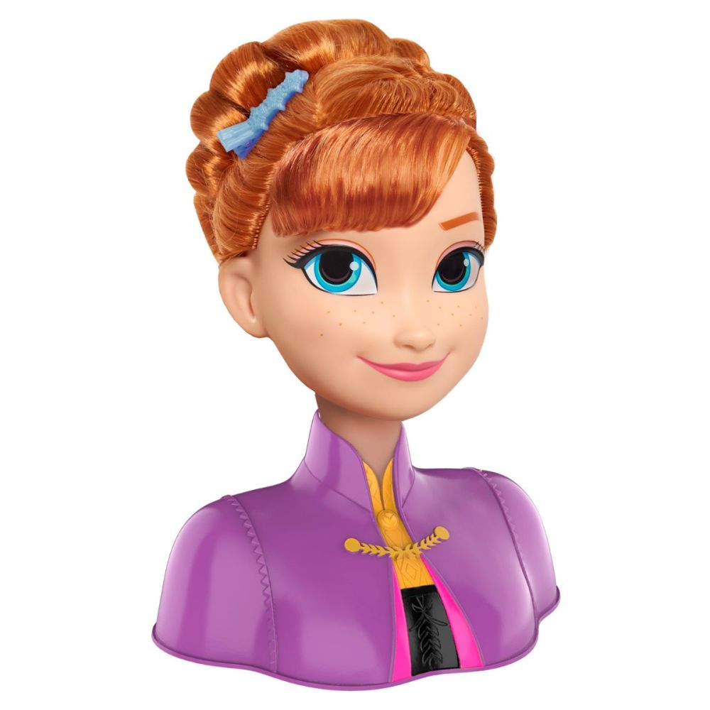 Кукла Anna Frozen 2, Styling Head - Манекен за прически с включени аксесоари
