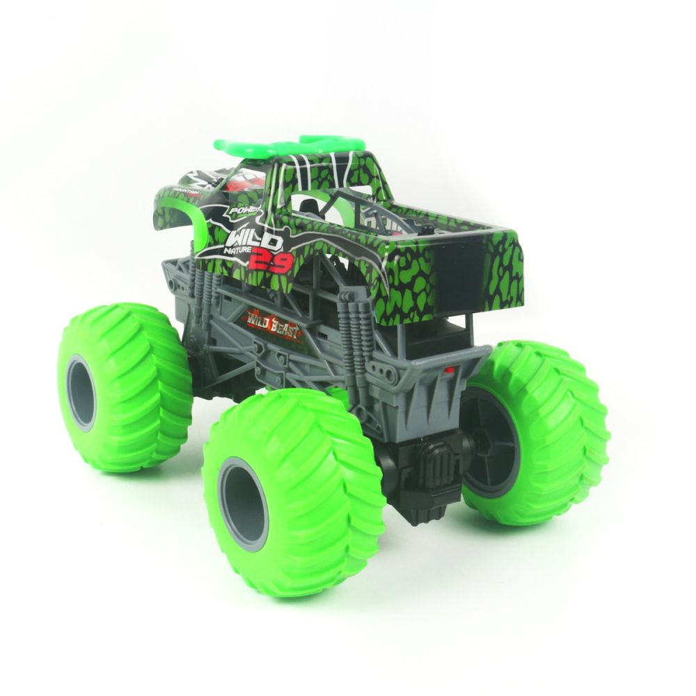 Кола с дистанционно управление, Crazon, Spirit Beasts Beetle, Черен, 1:18