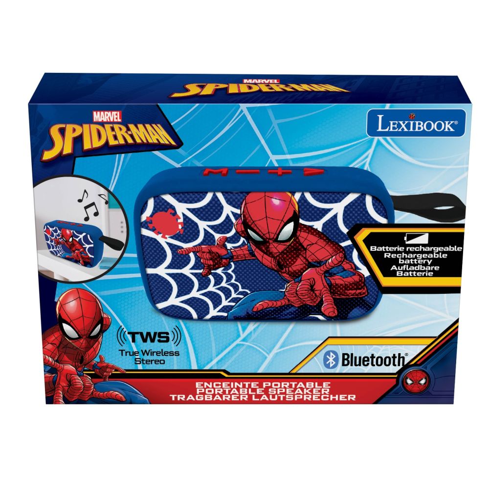 Преносима тонколонка Bluetooth, Lexibook, Spiderman