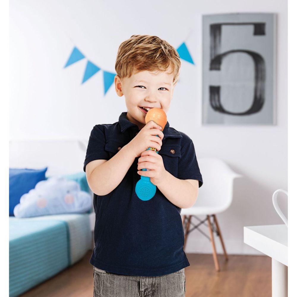 Микрофон Lexibook със звукови и светлинни ефекти, Baby Shark