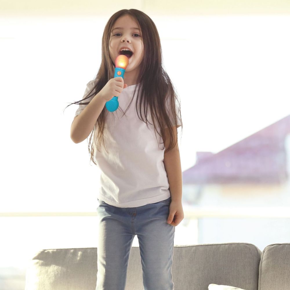 Микрофон Lexibook със звукови и светлинни ефекти, Baby Shark