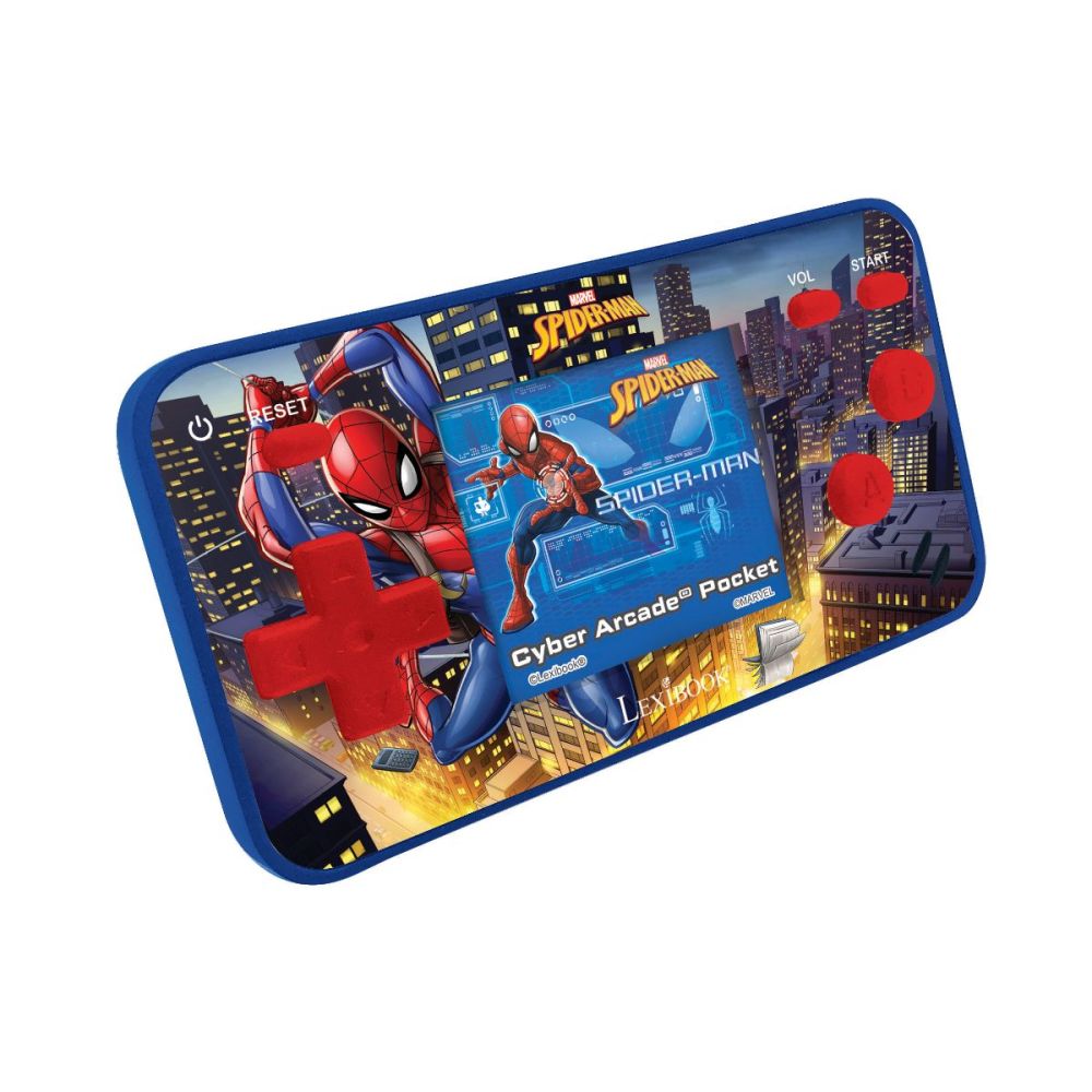 Преносима конзола Cyber ​​Arcade, Lexibook, 150 игри Spiderman 