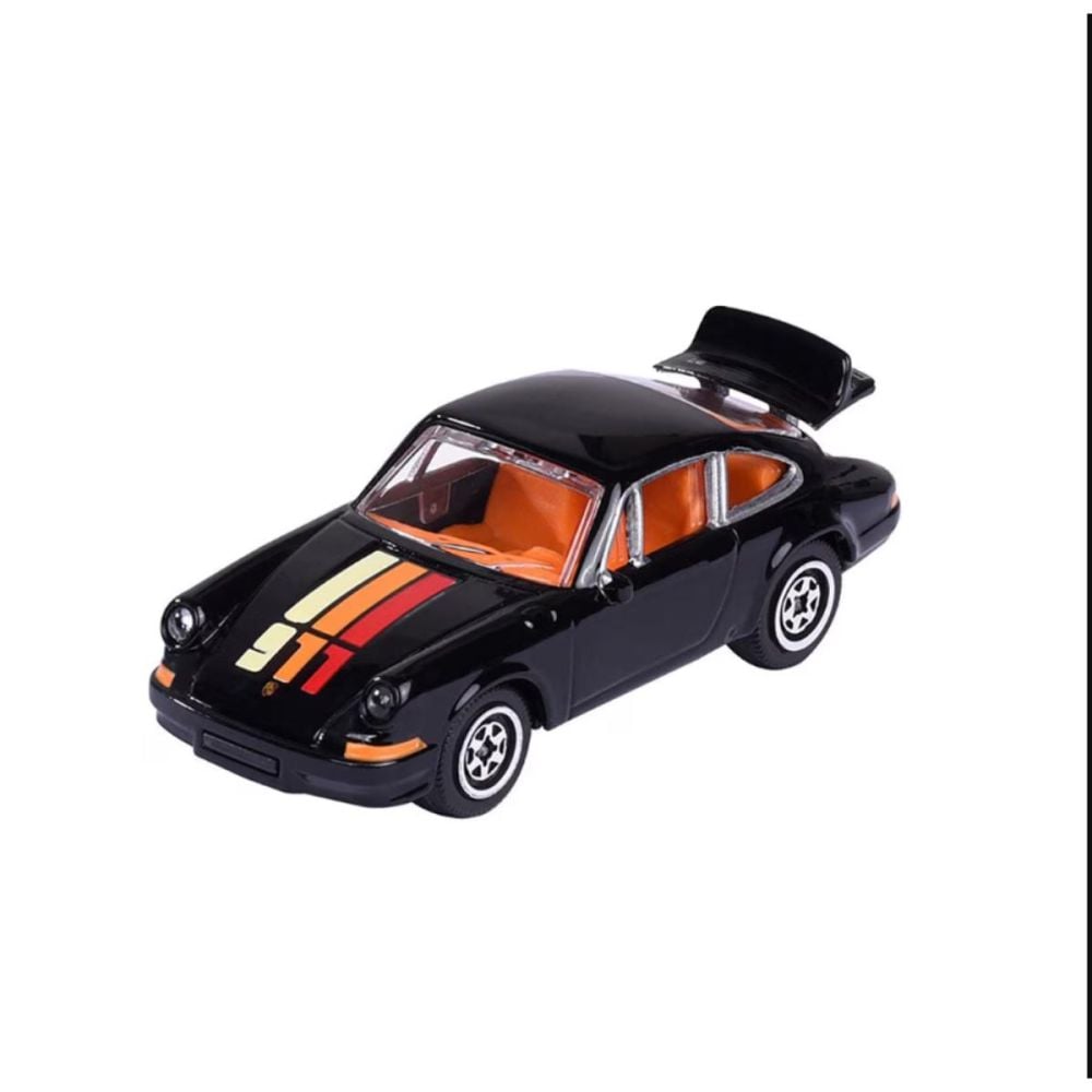 Метална количка Majorette, Porsche 911 Carrera RS 2.7, Черна
