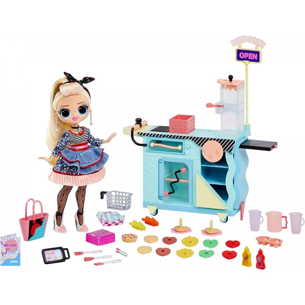 LOL Surprise OMG House of Surprises, To Go Dinner с Кукла Miss Sundae и 45 изненади