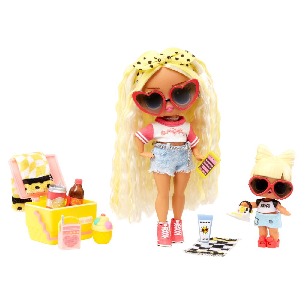 LOL Surprise Tweens Babysitting,  Beach Party с 2 Кукли LOL и 20 изненади, 580492EUC