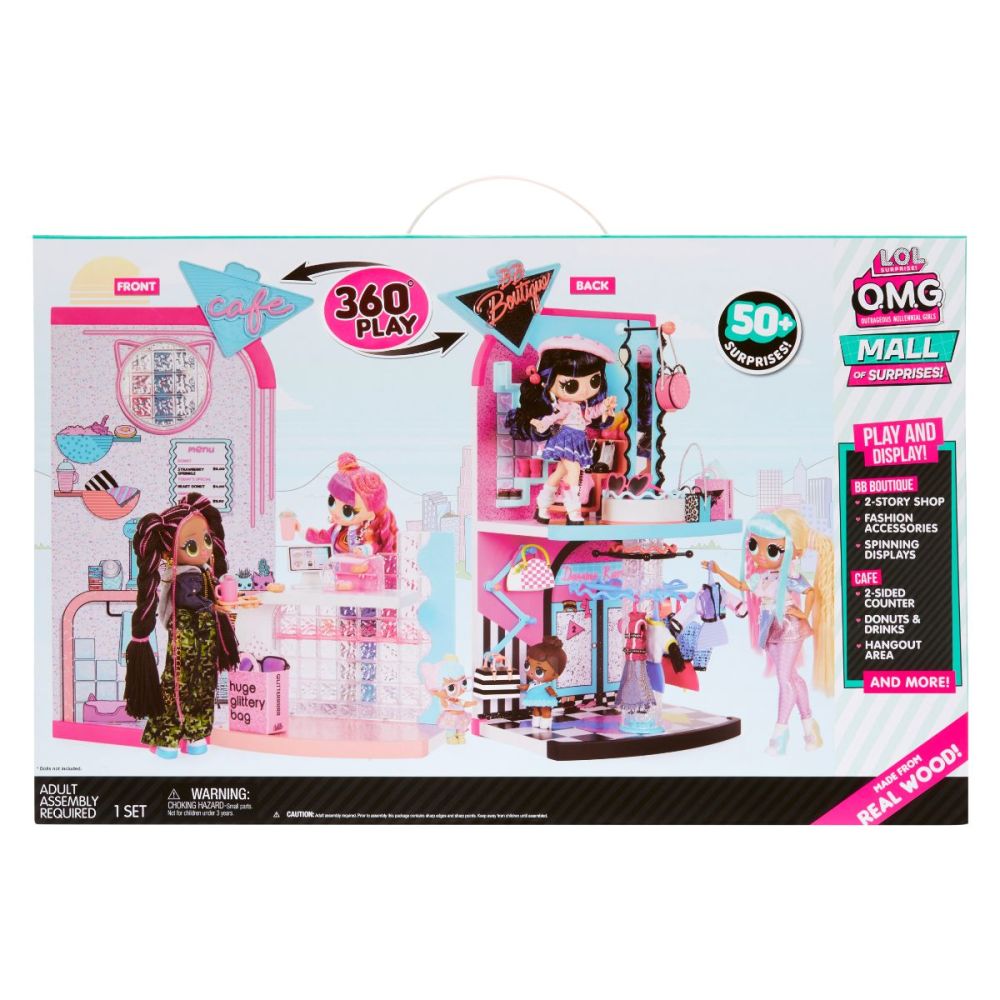 LOL Surprise OMG Mall Of Surprises, комплект за игра с 50 изненади