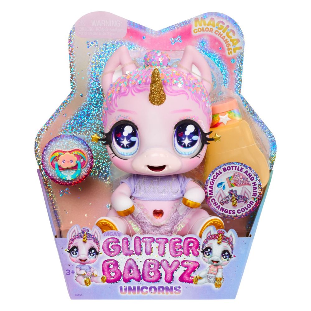 Кукла бебе Glitter Babyz Unicorn, Rainbow Jewels Daydreamer, 581550EUC
