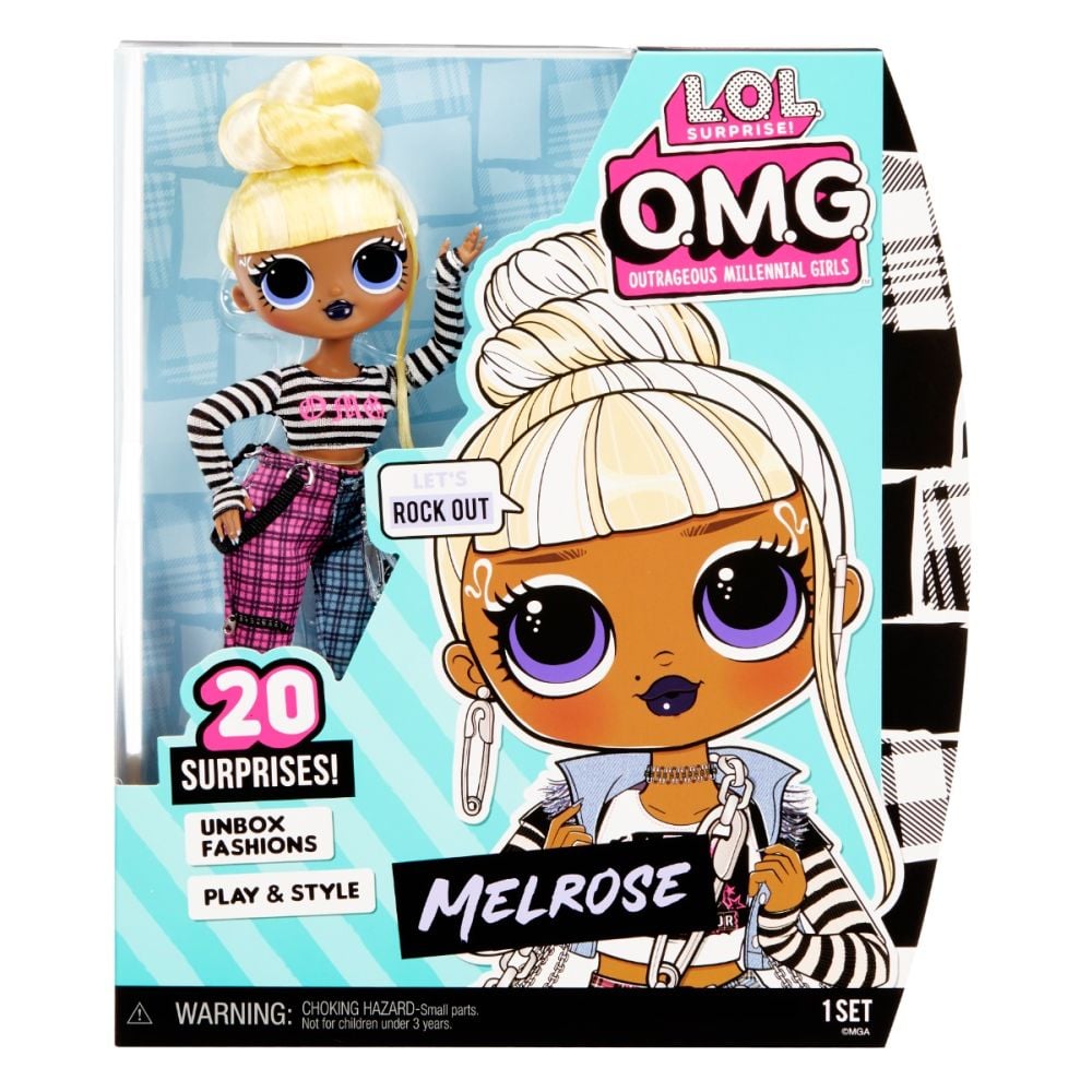 Кукла LOL Surprise OMG с 20 изненади, Серия 6, Melrose, 581864EUC