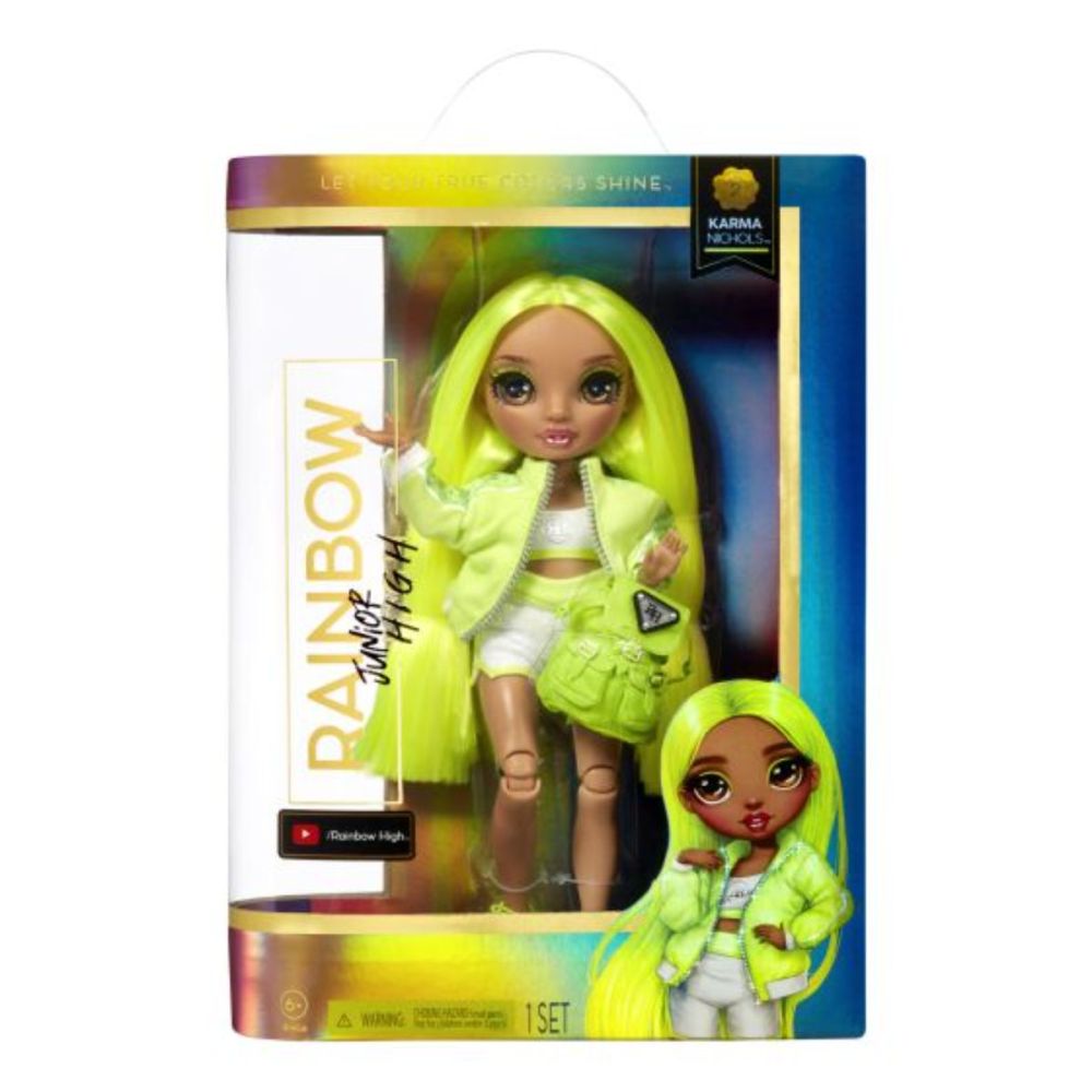 Кукла Rainbow Surprise, High Junior Doll, Серия 2, Karma, 582977