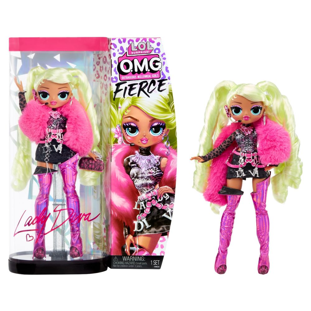 Кукла LOL Surprise OMG Fierce, Lady Diva, 585275EUC