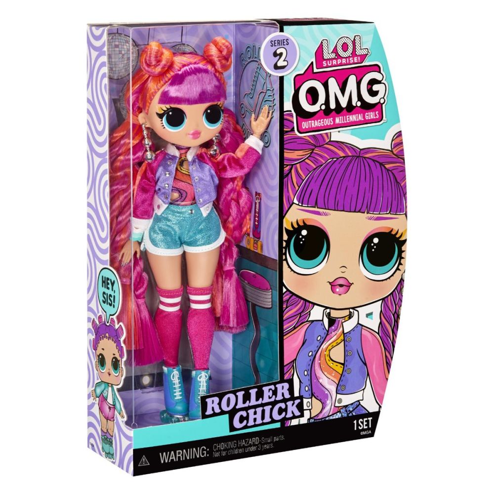 Кукла LOL Surprise OMG Roller Chick, Серия 2, 586128EUC