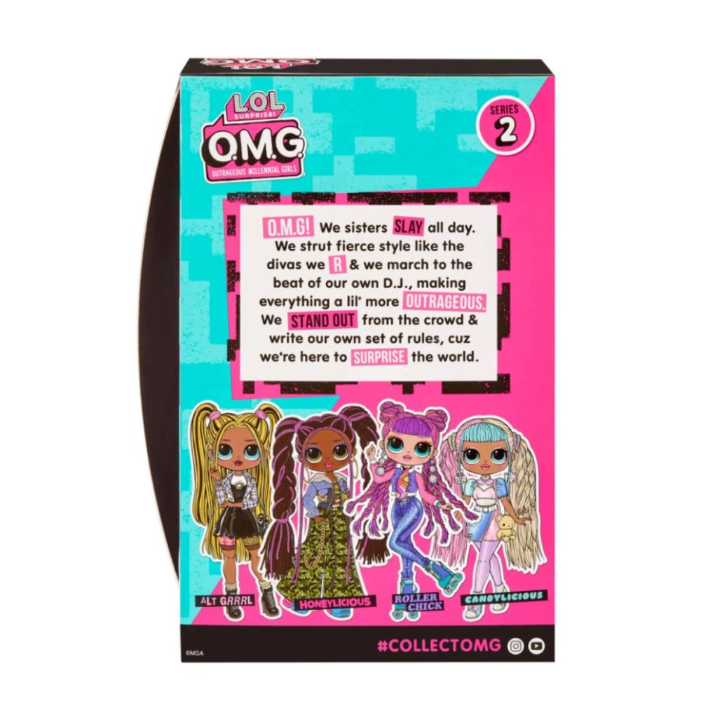 Кукла LOL Surprise OMG Honeylicious, Серия 2, 586142EUC