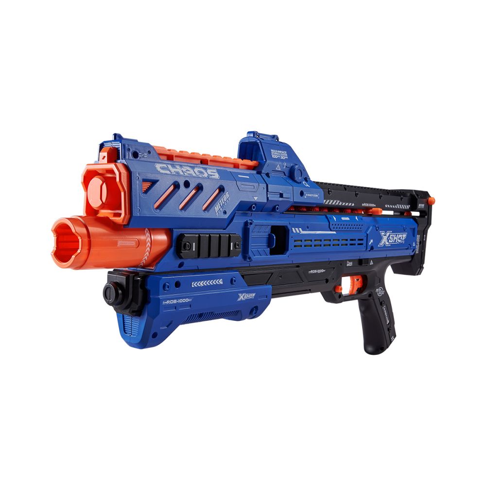 Комплект бластер X-Shot Chaos Orbit Dart Ball, 24 снаряда