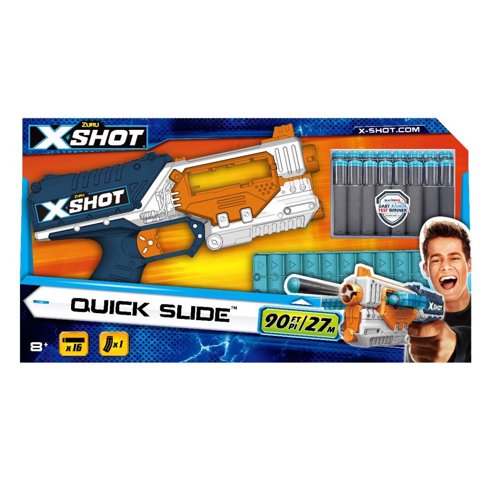 Бластер X-Shot Excel Clip, 16 снаряда
