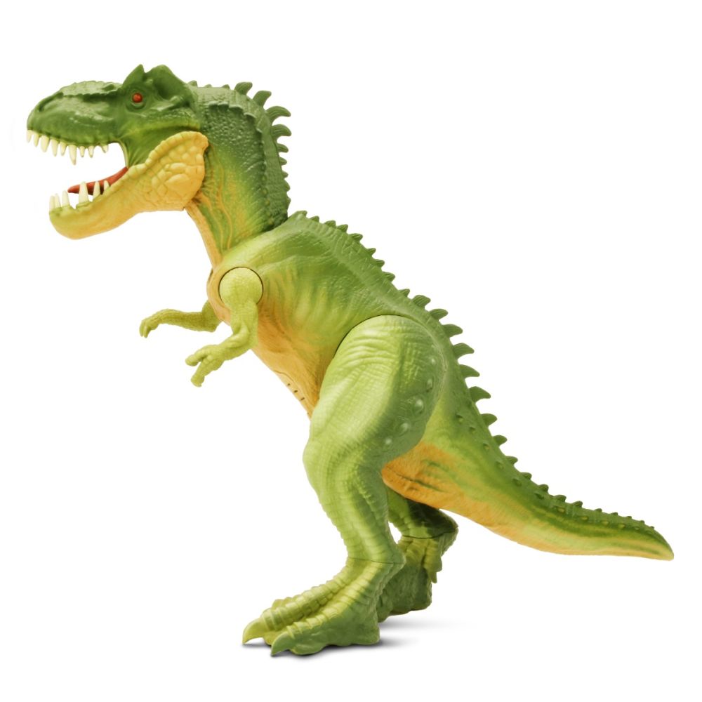 Интерактивна фигурка Динозавър, Lanard Toys, Jurassic Clash, Зелена