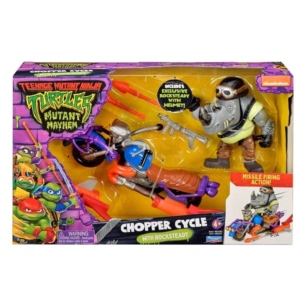 Фигурка с превозно средство, Костенурките Нинджа, Rocksteady