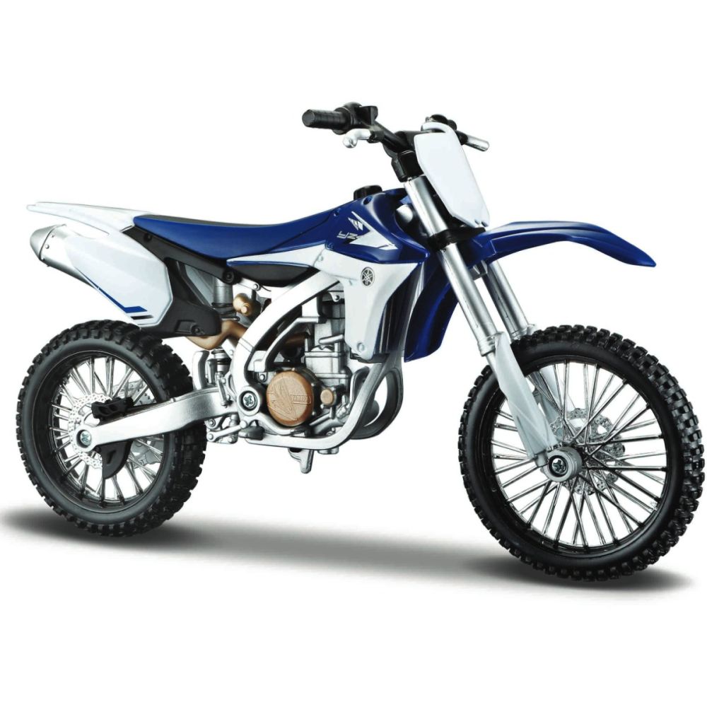 Мотоциклет за сглобяване Maisto, Yamaha YZ 450 F 2013, 1:12, Син