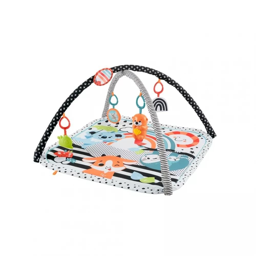 Активна бебешка гимнастика 3 в 1, Fisher Price, Glow & Grow Gym, JMN72