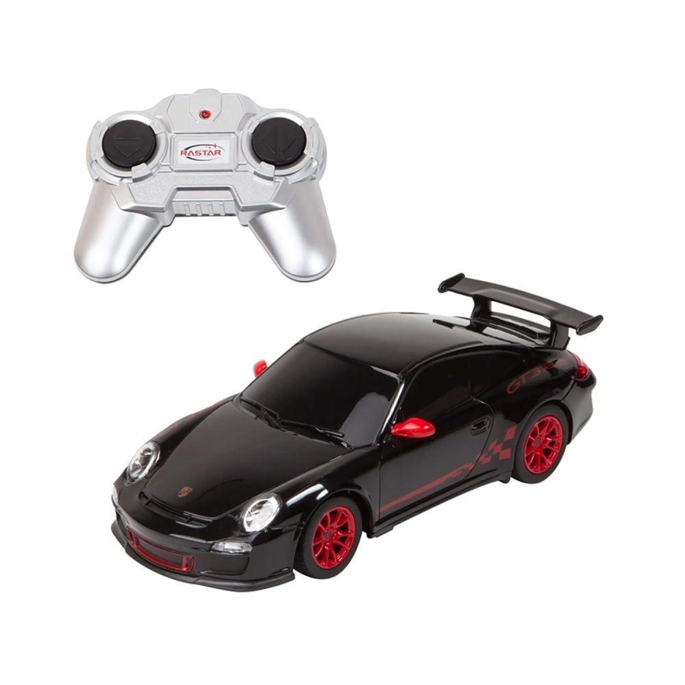 Автомобил с дистанционно управление Rastar Porsche GT3 RS, 1:24, Черен