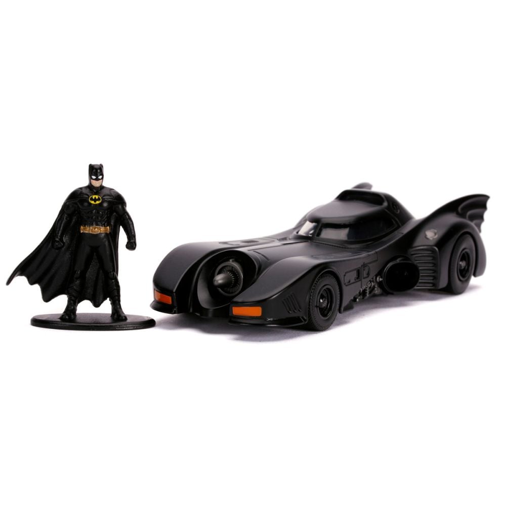 Метална количка с фигура, Jada, Batmobile 1989, 1:32