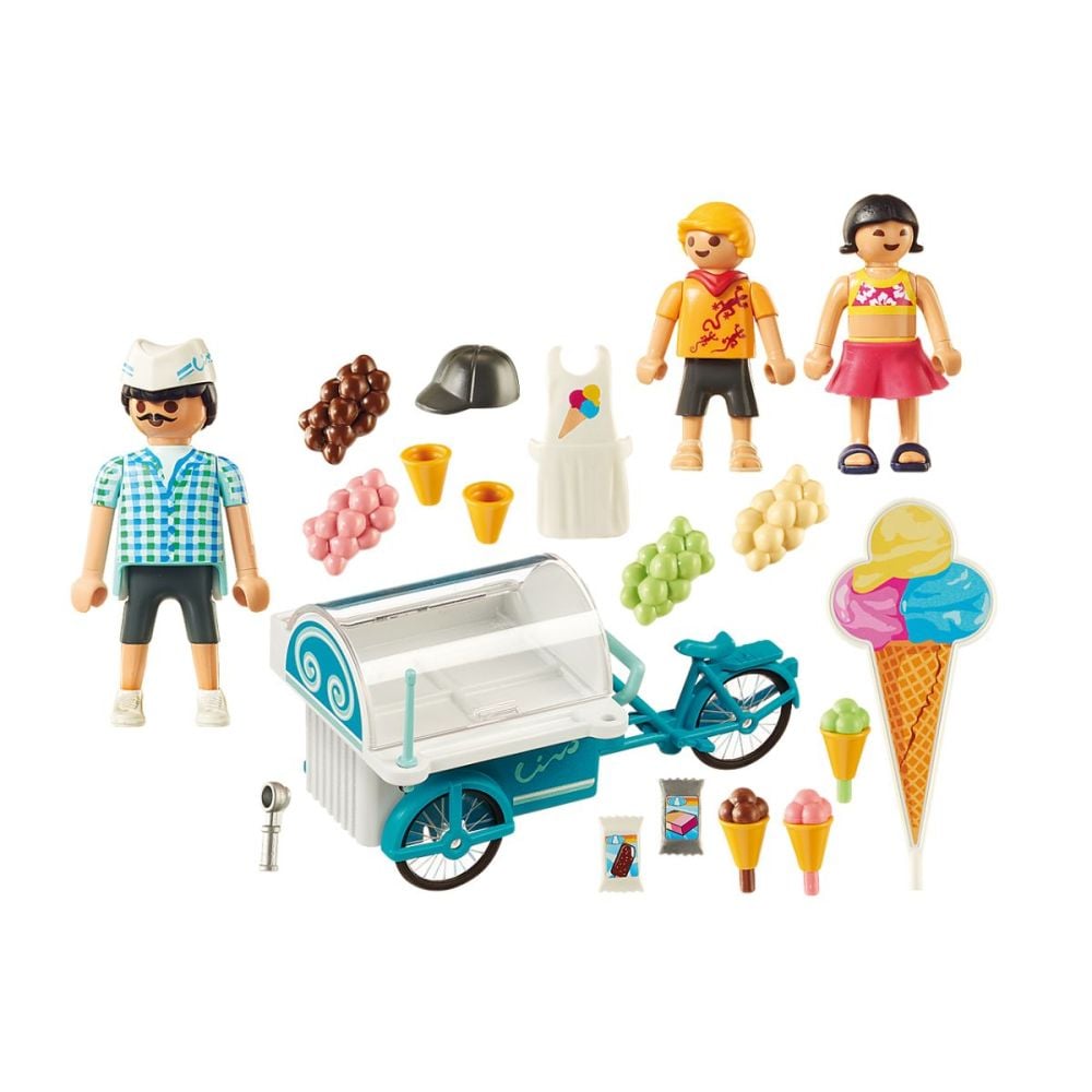 Комплект Playmobil Family Fun Summer Villa - Мобилна машина за сладолед