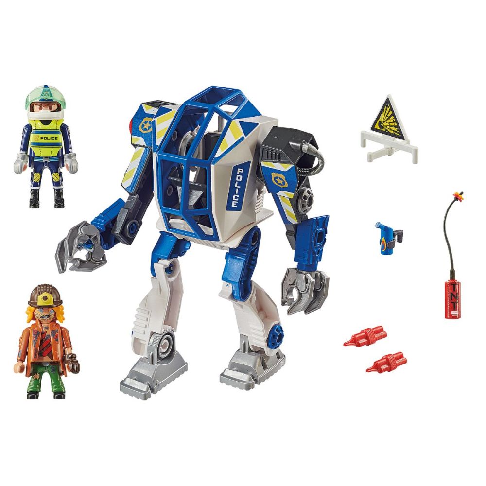 Комплект Playmobil City Action Police - Полицейски робот за специални операции