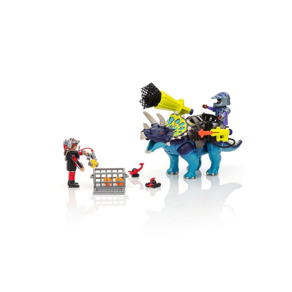 Комплект Playmobil Dino Rise - Трицератопс - Битката за легендарния камък