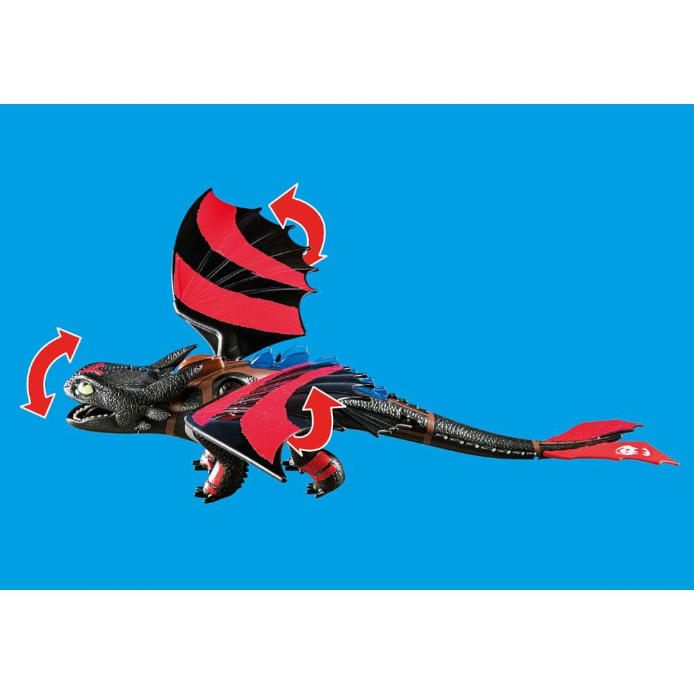 Комплект Playmobil Dragons - Надпревара с дракони: Hiccup и Toothless