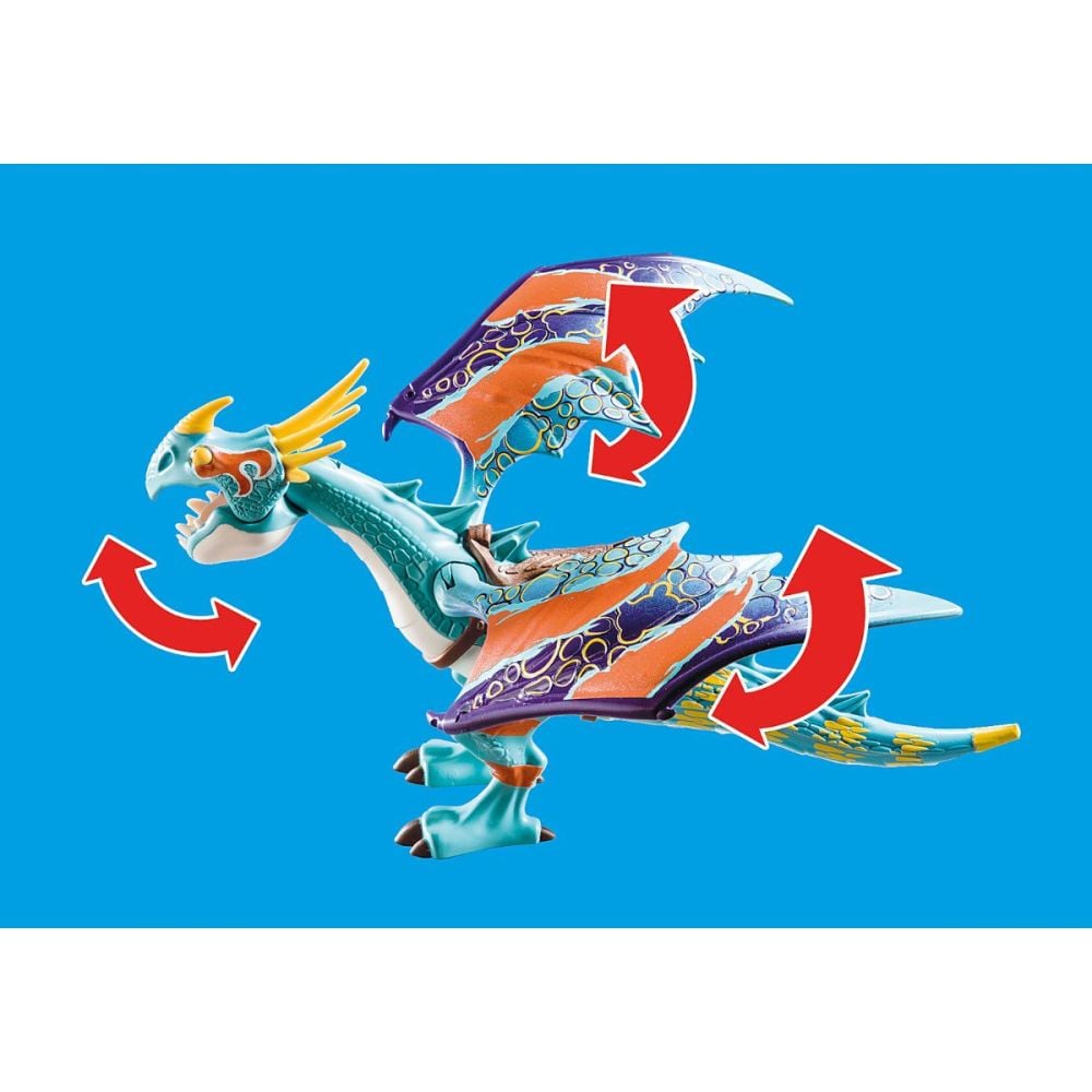 Комплект Playmobil Dragons - Надпревара с дракони: Astrid и Stormfly