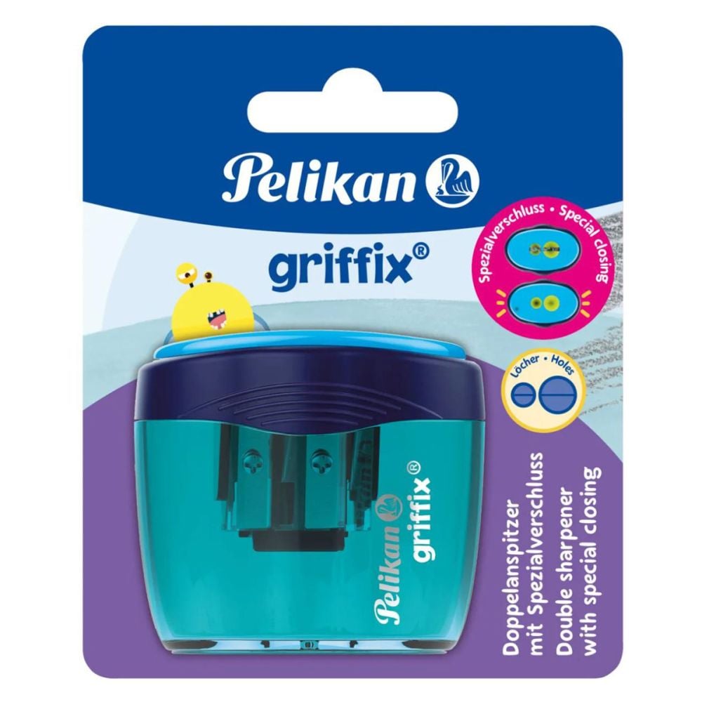 Двойна острилка Griffix, Pelikan, Синя