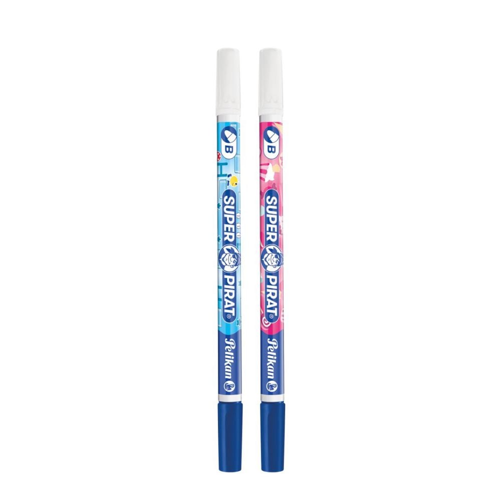 Комплект 2 коригиращи писалки, Pelikan, Super Pirat, Връх B