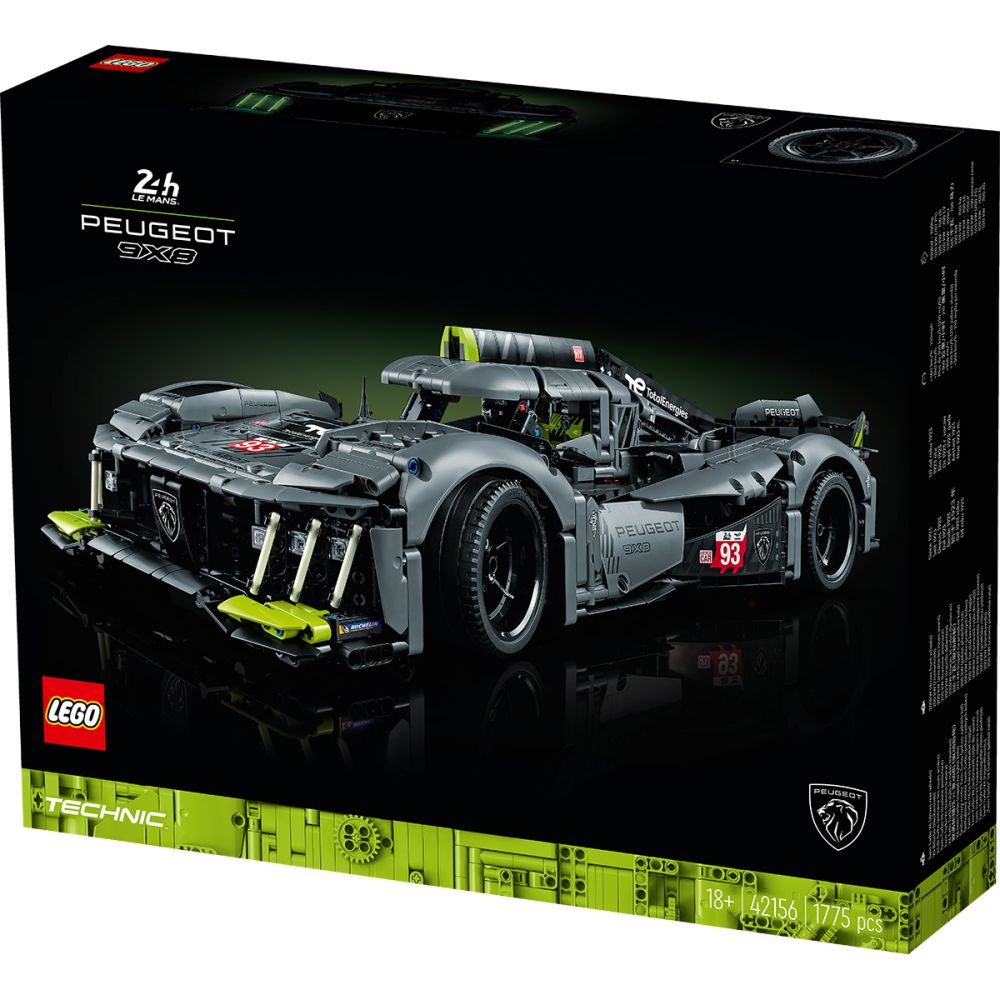 LEGO® Technic - PEUGEOT 9X8 24H Le Mans Hybrid Hypercar (42156)