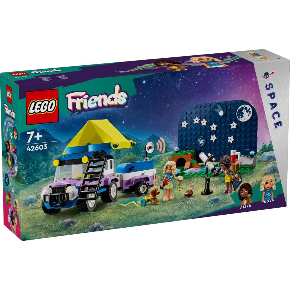 LEGO® Friends - Къмпинг джип за наблюдение на звездите (42603)
