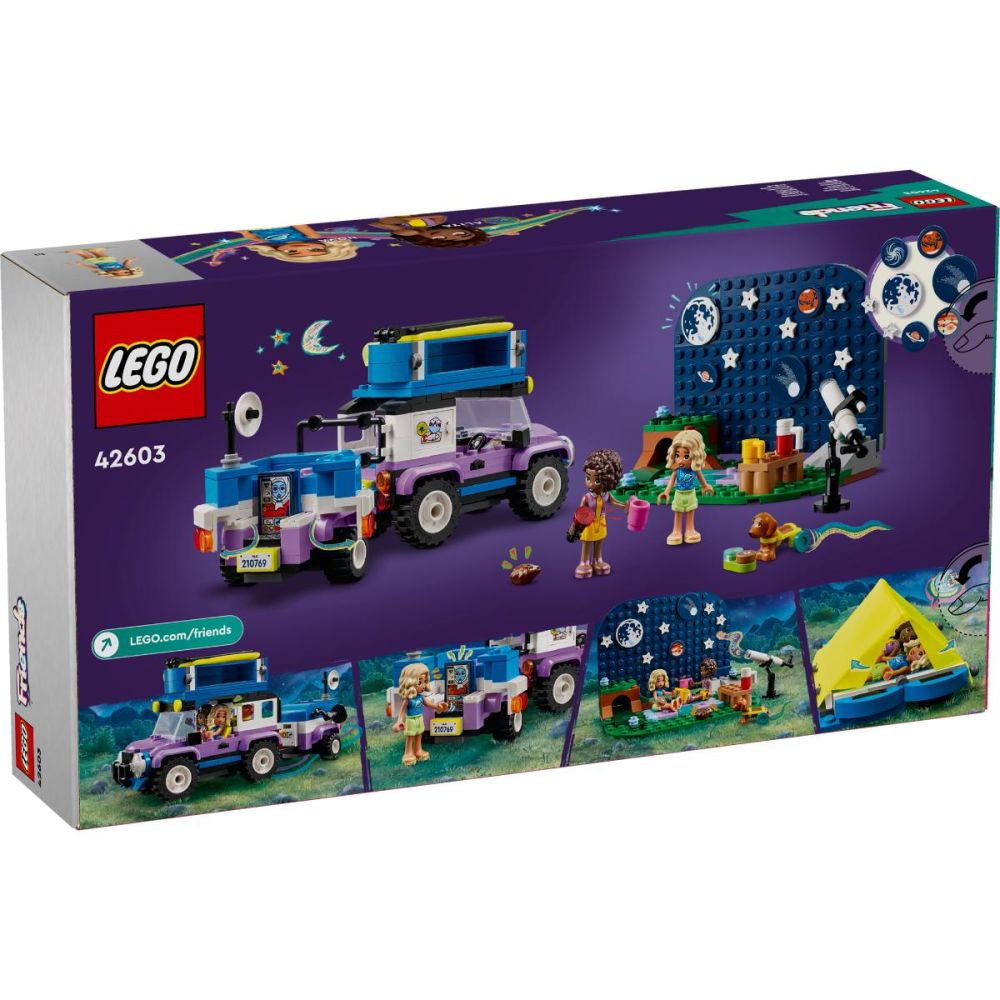LEGO® Friends - Къмпинг джип за наблюдение на звездите (42603)