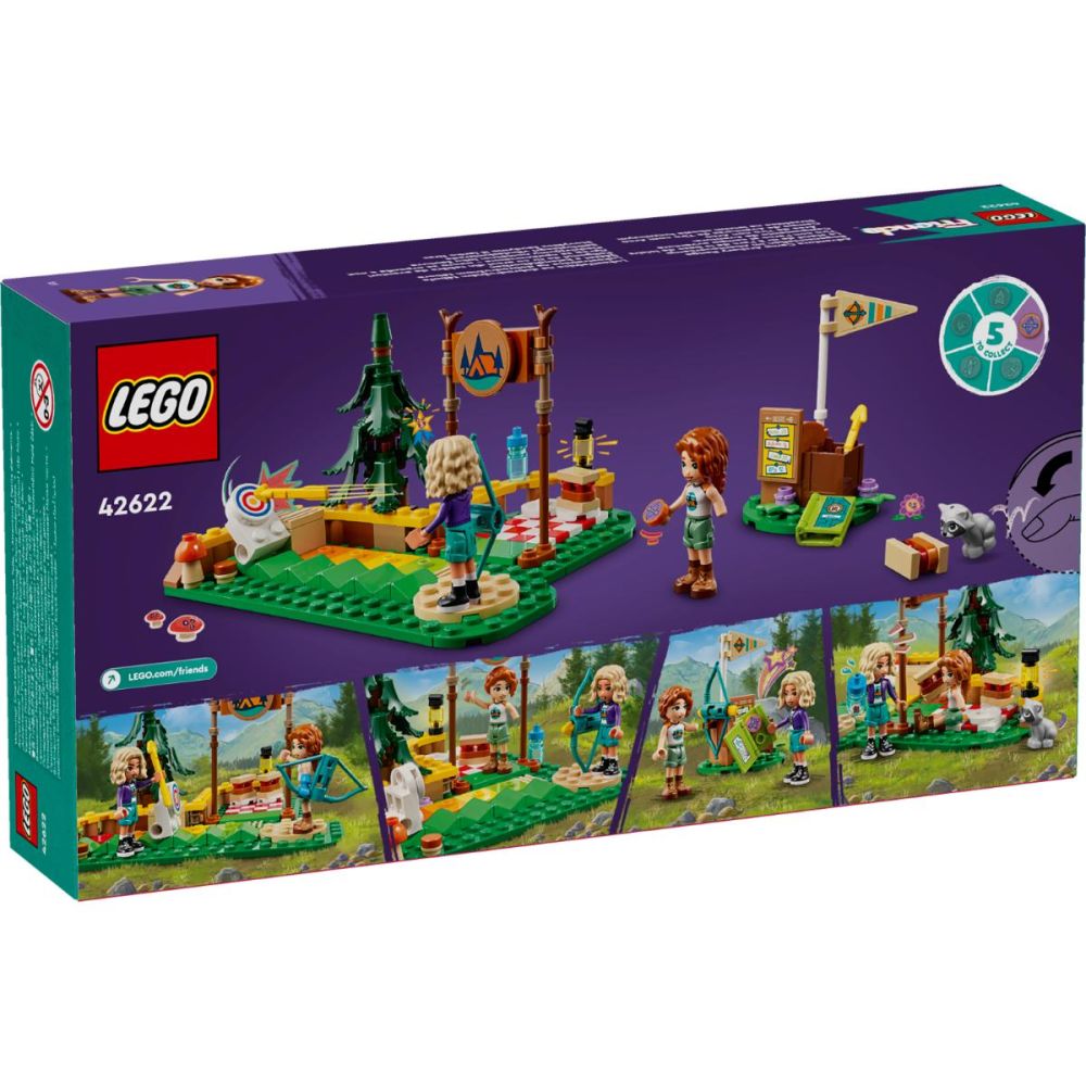 LEGO® Friends - Лагер за приключения – място за стрелба с лък (42622)