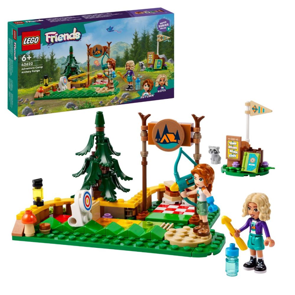 LEGO® Friends - Лагер за приключения – място за стрелба с лък (42622)