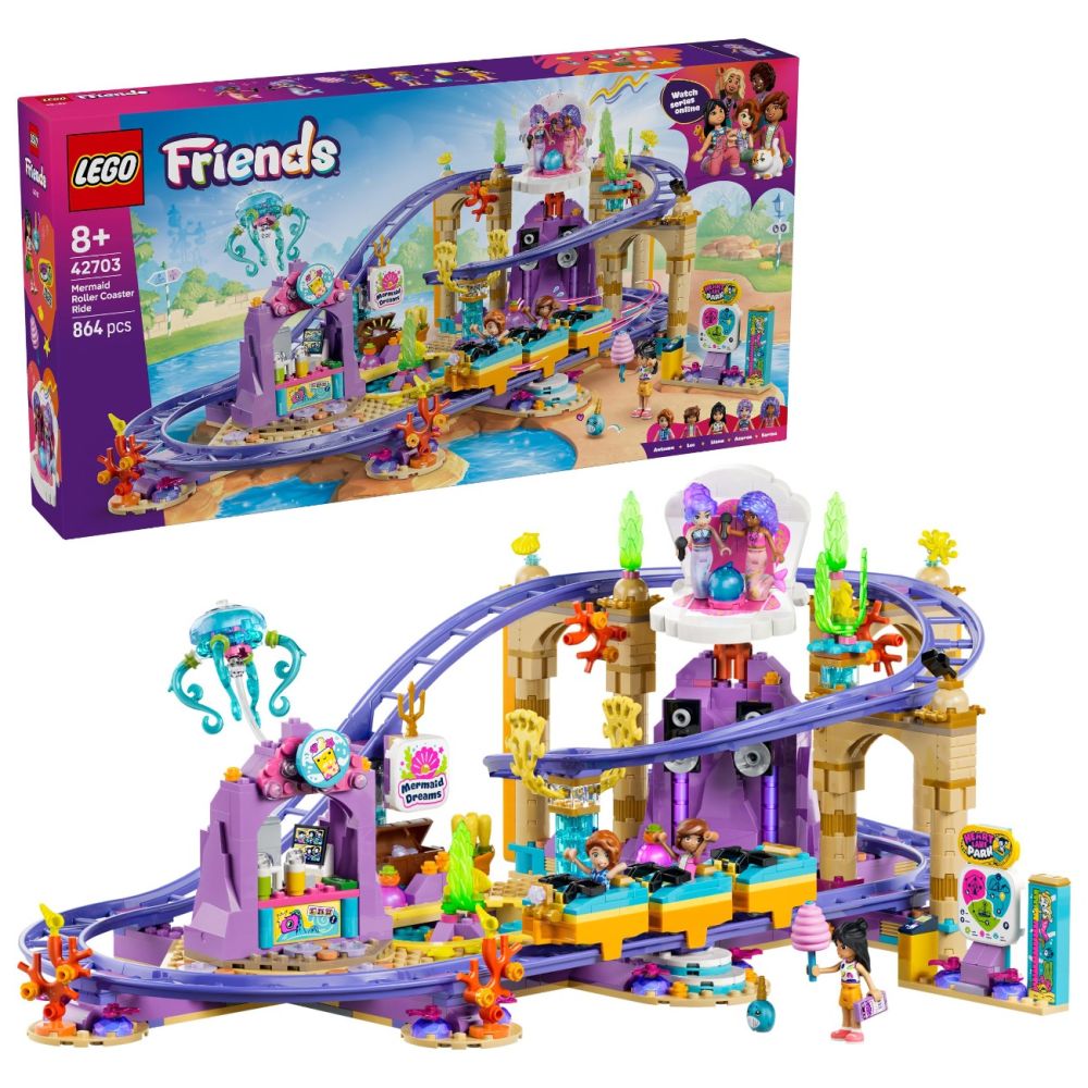 LEGO® Friends - Скоростно влакче с русалка (42703)
