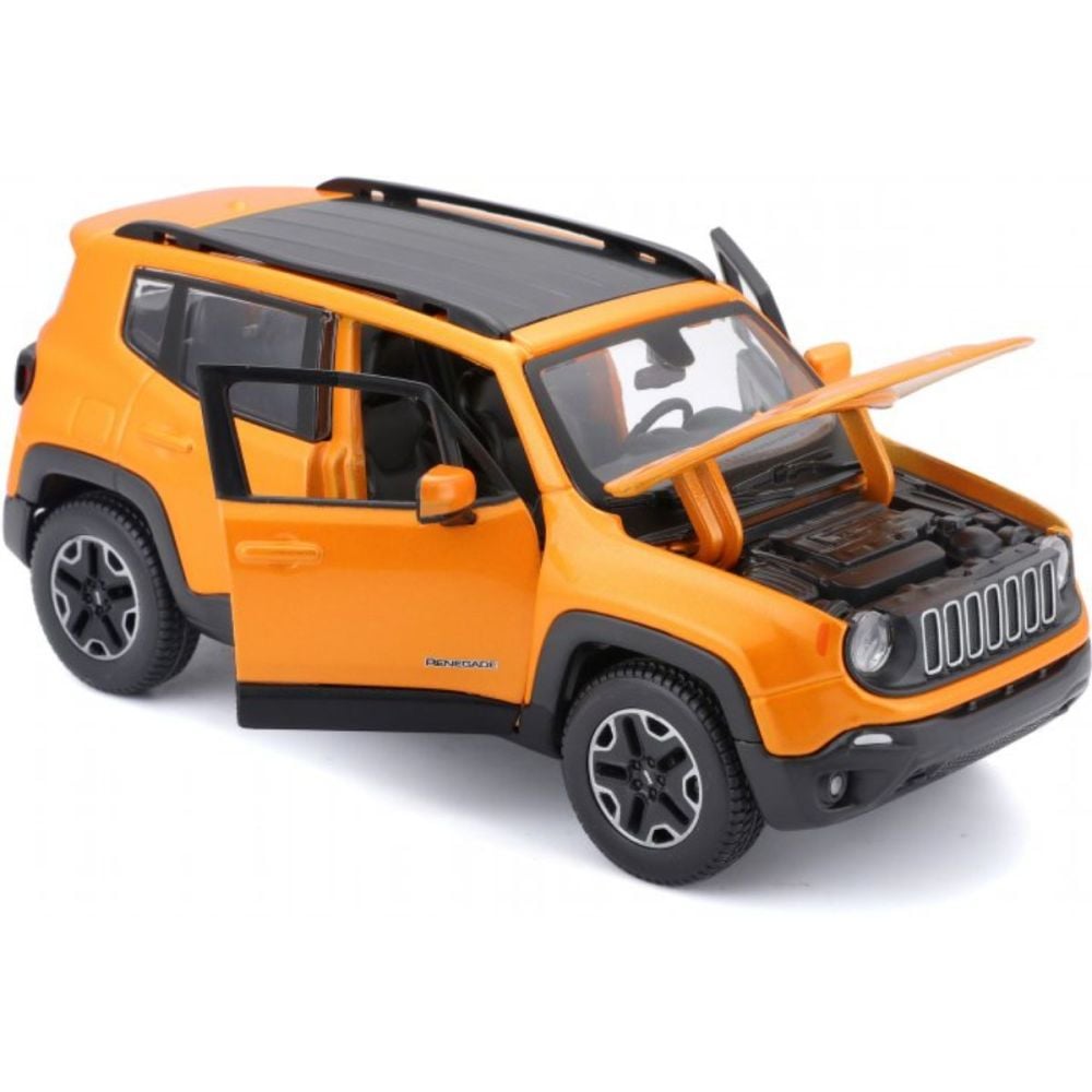 Количка Maisto Jeep Renegade, 1:24, Оранжева