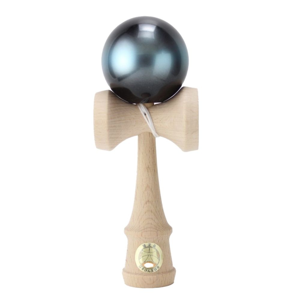 Дървена играчка за сръчност, Ozora, Kendama, Синя Galaxy, 18 см