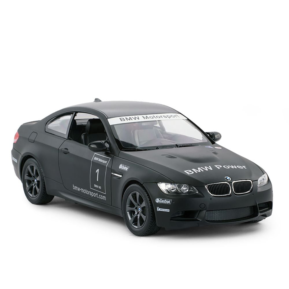 Количка с дистанционно Rastar BMW M3, Черна, 1:14