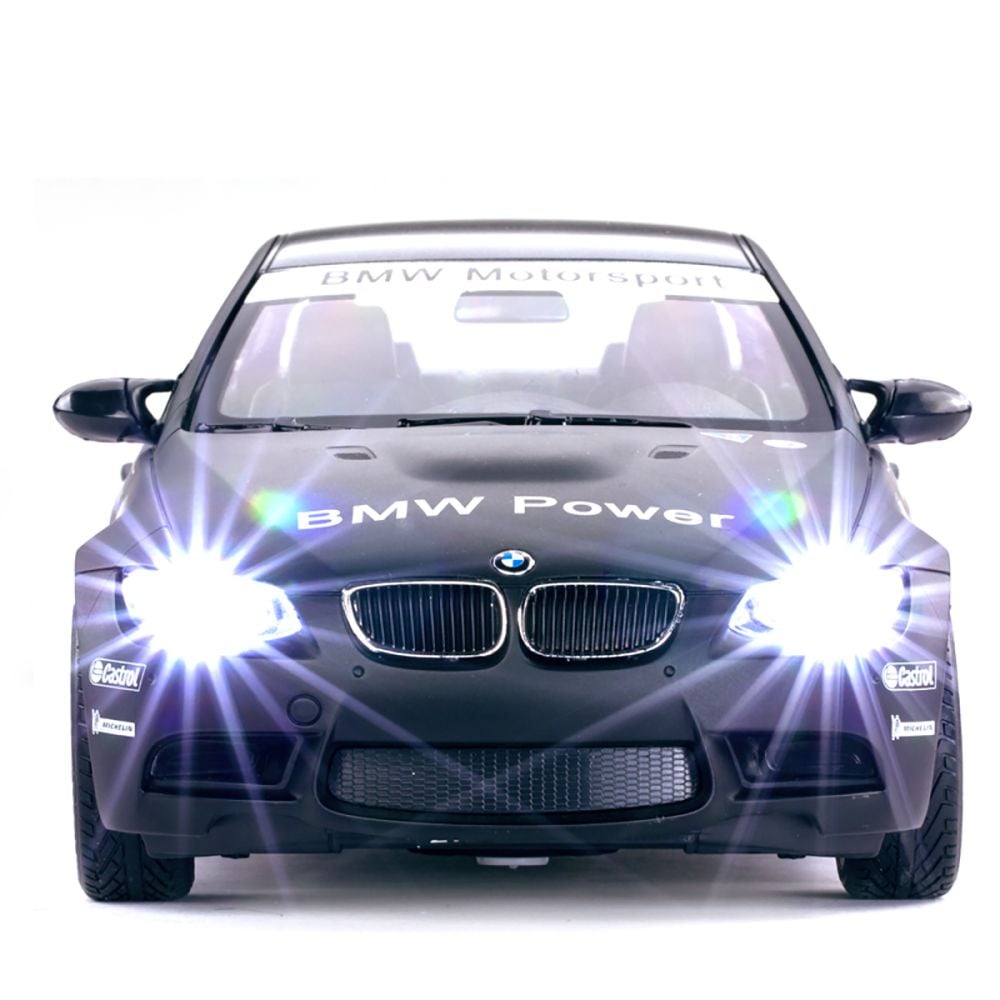 Количка с дистанционно Rastar BMW M3, Черна, 1:14