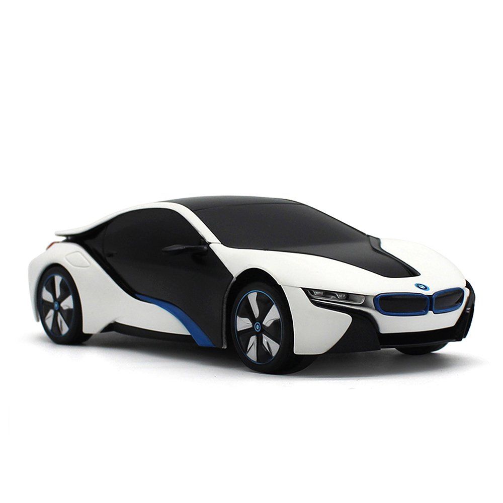 Количка с дистанционно управление Rastar, BMW I8-UV Sensitive Collection, 1:24, Бяла