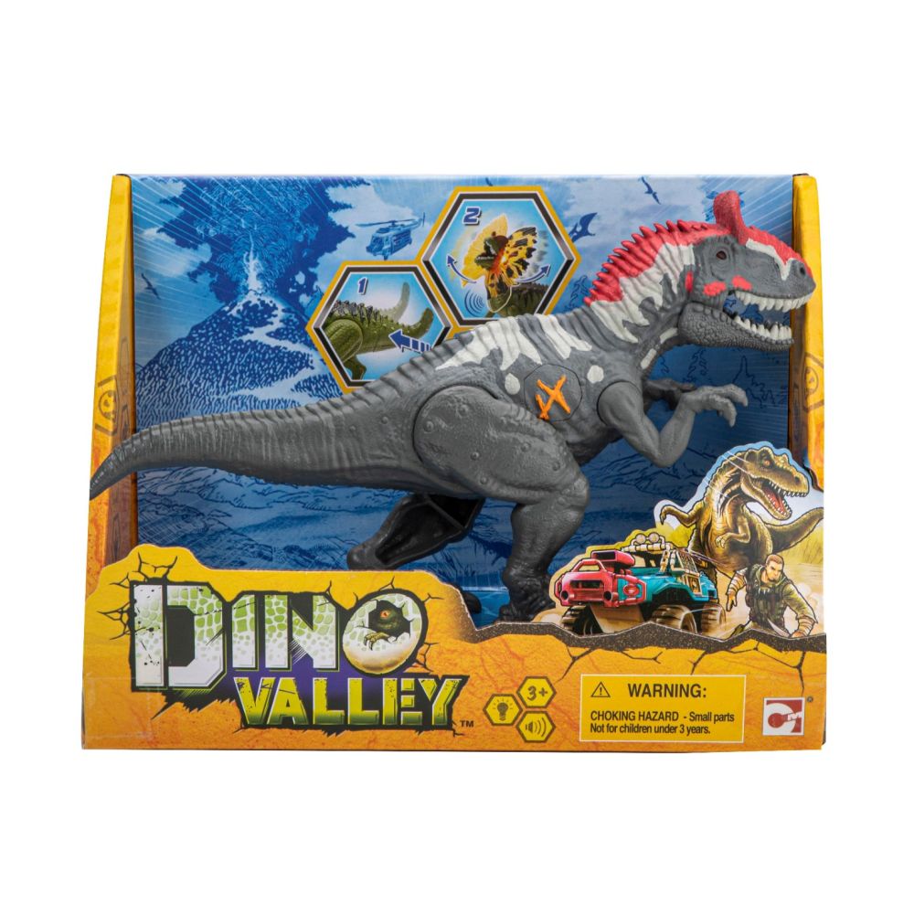 Фигурка Dino Valley, Мега динозавър със звуци и светлини