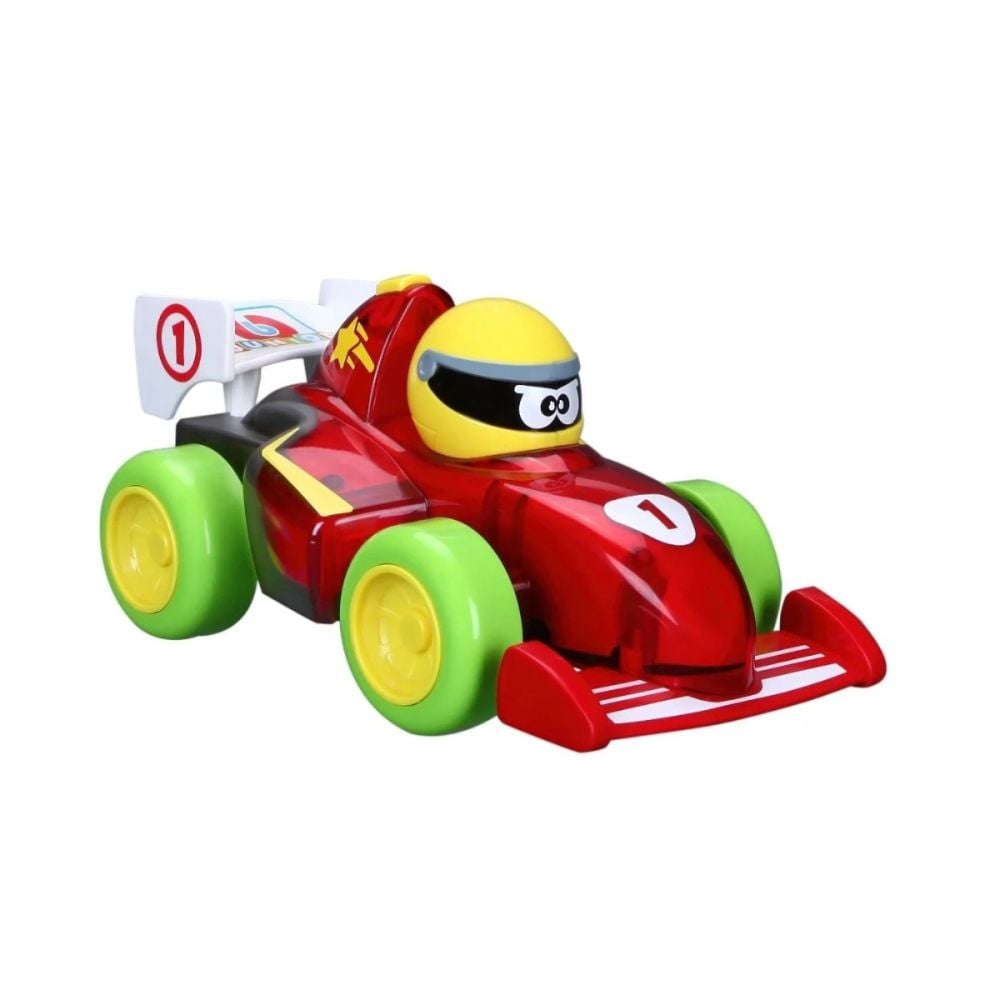 Състезателна кола Bburago Junior, Formula Fun Push And Glow, Червена