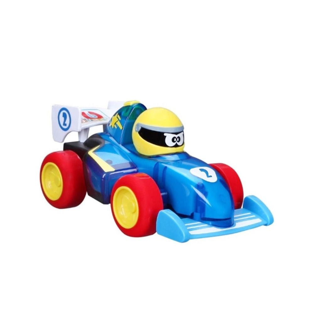 Състезателна кола Bburago Junior, Formula Fun Push And Glow, Синя